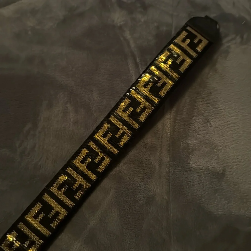 Pre-loved Fendi strap with sequence excellent condition 34” L - Picture 3 of 5